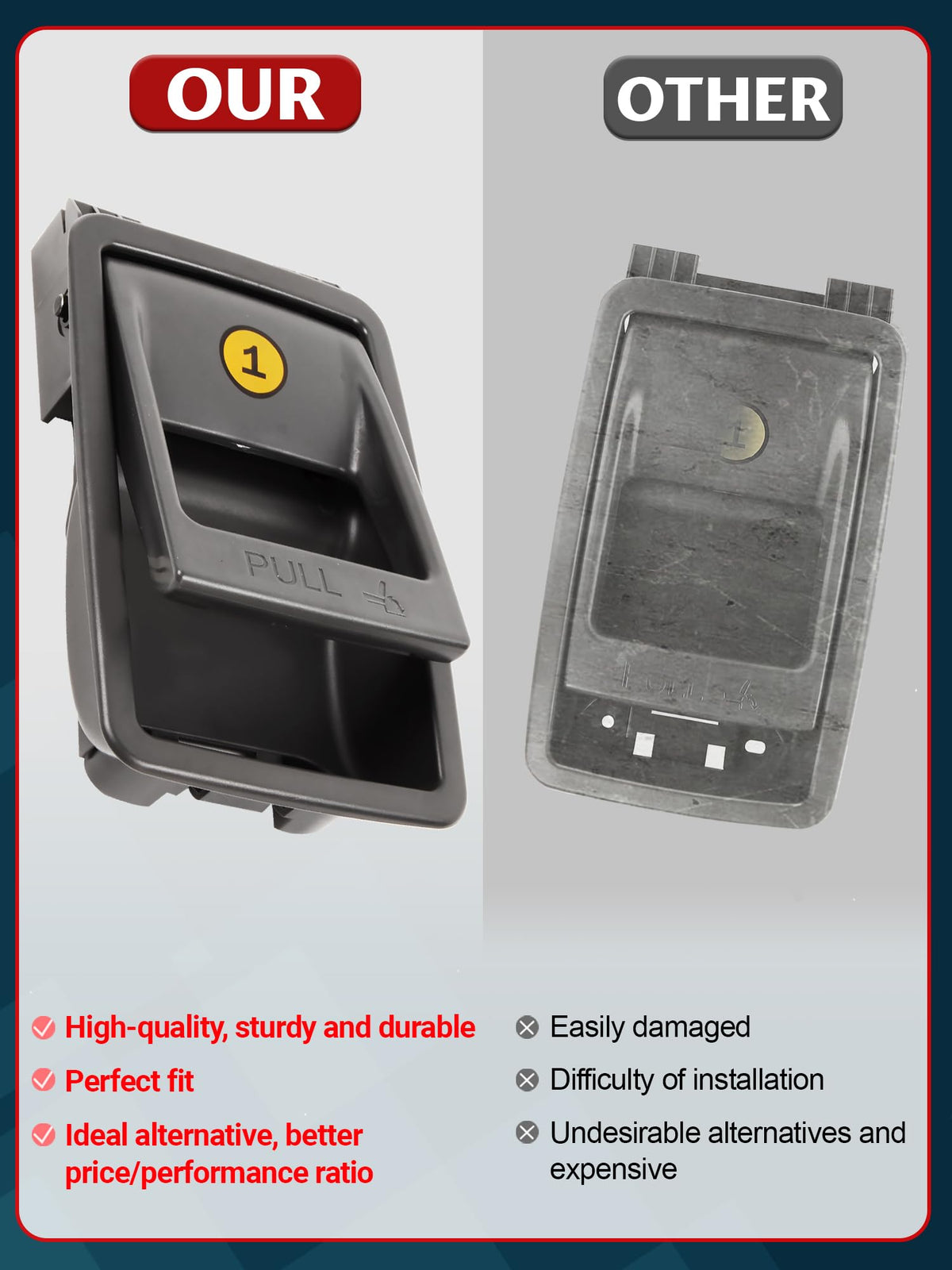 Ntoauto mounted latch showing lock pivot and reliable seat locking benefit
