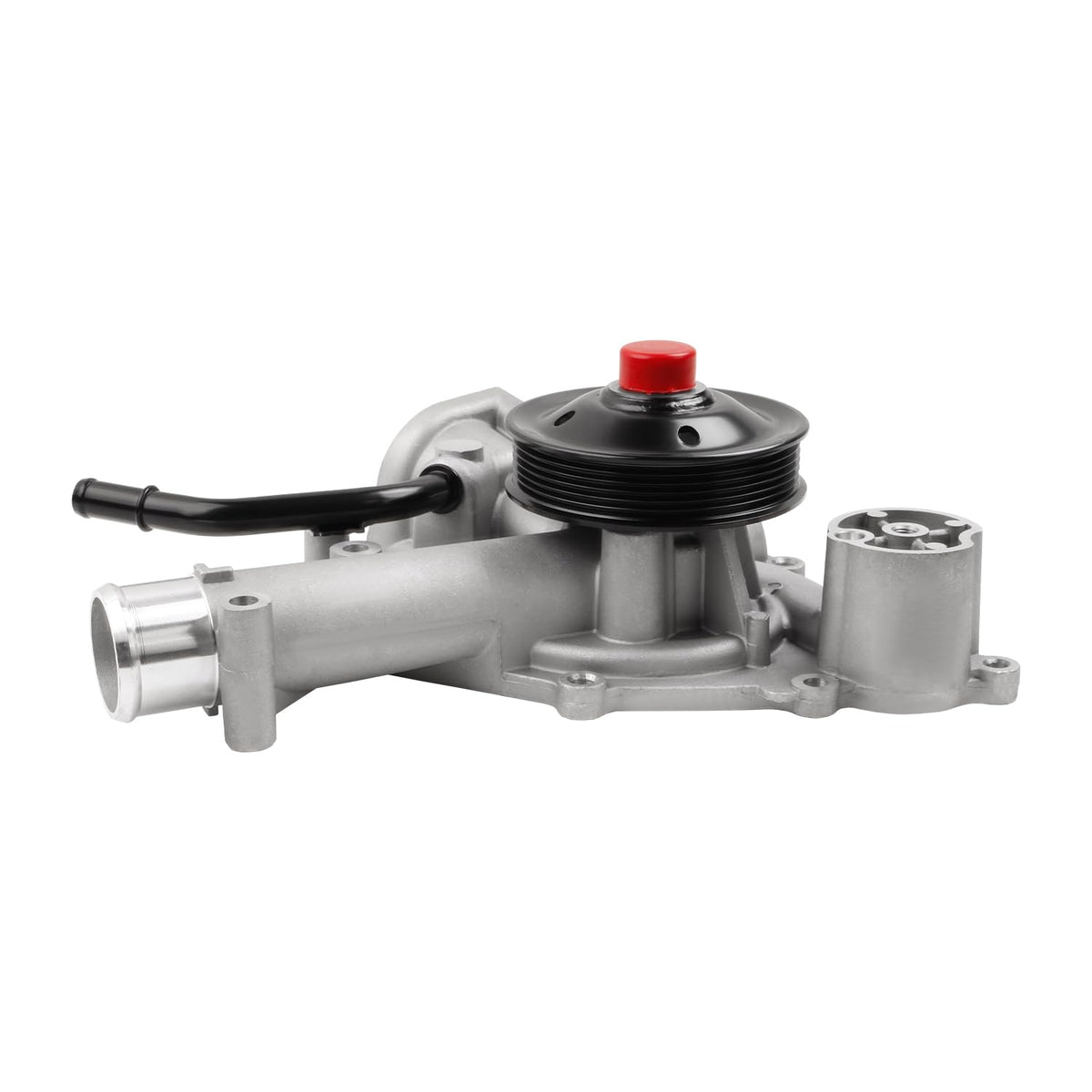 Ntoauto pump next to ruler showing compact dimensions for accurate planning