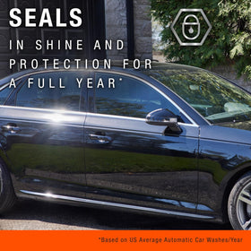 Chrome trim reflected clearly after Nu Finish for restored shine