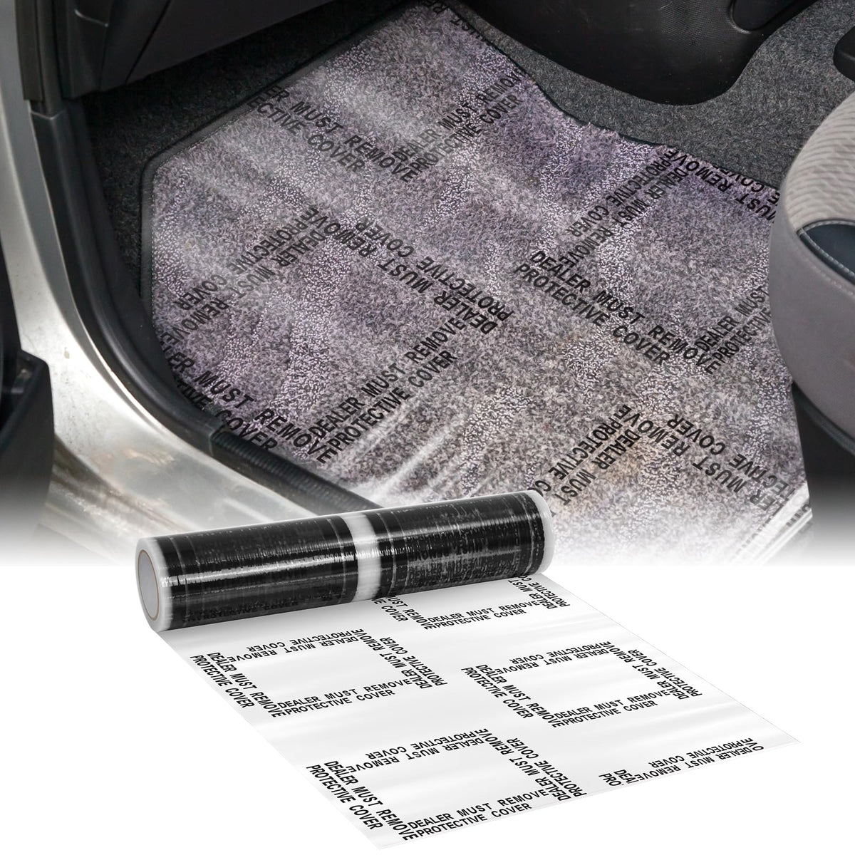 Nuanchu front packaging roll showing clear protector and label benefit of coverage