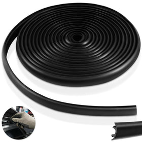 Nuanchu front view of rubber strip on crossbar reducing wind noise