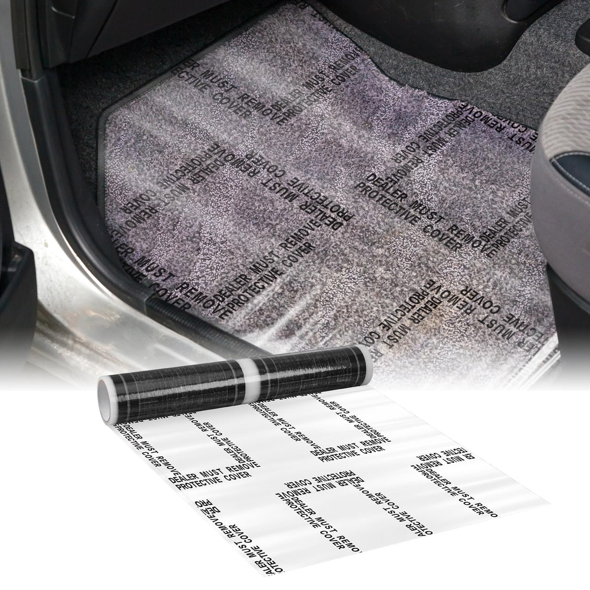 Nuanchu front roll view showing clear protector and compact storage benefit