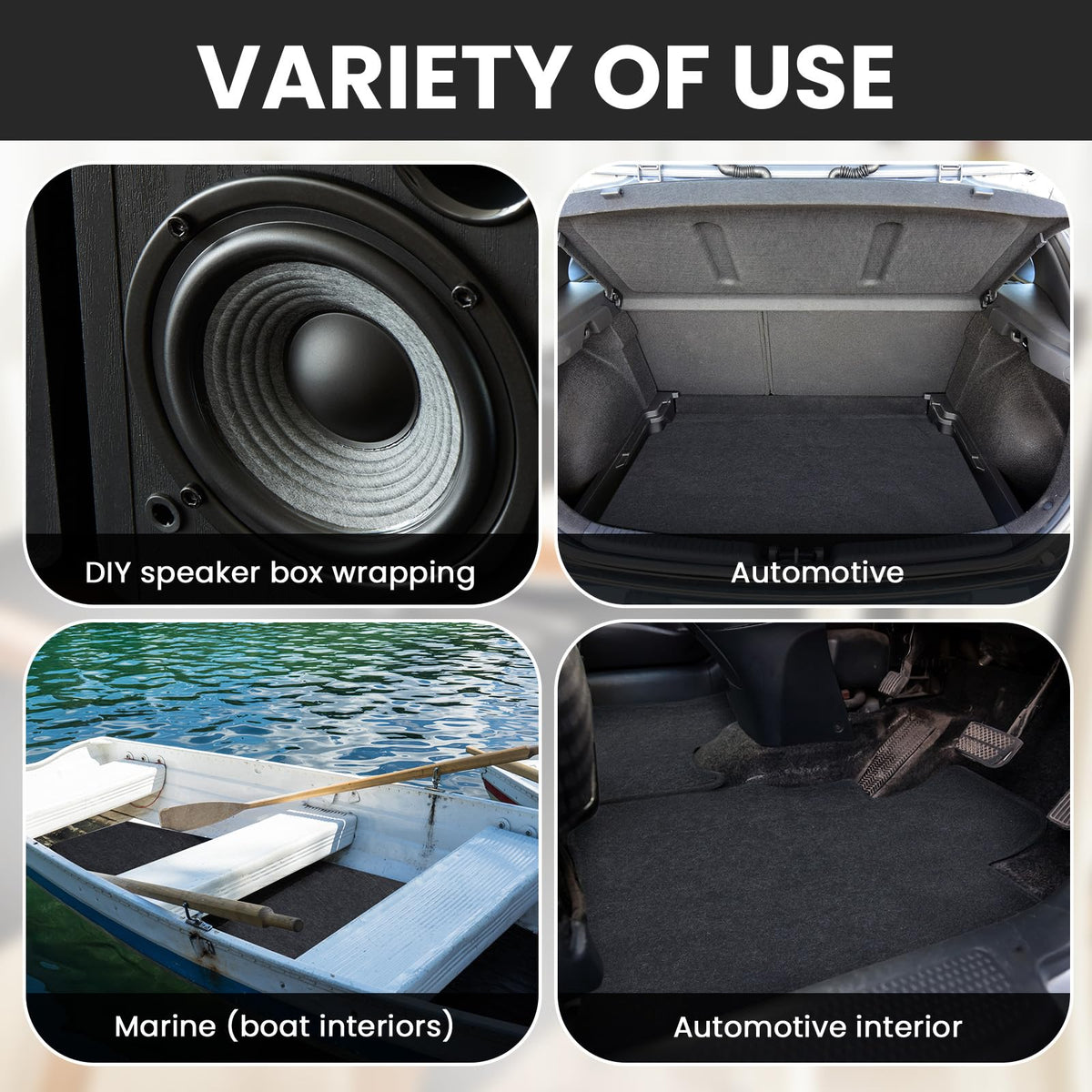 Nuanchu in-use speaker box wrap demonstrating professional appearance