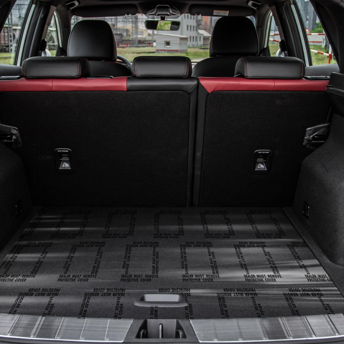 Nuanchu installed in car footwell showing quick protection application
