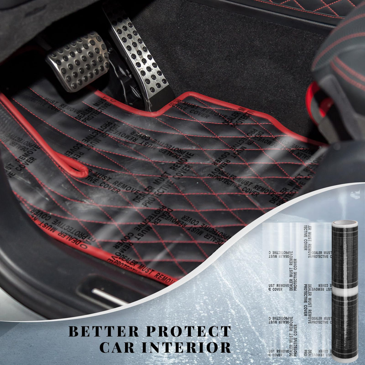 Nuanchu plastic texture detail demonstrating 4 mil strength and durability