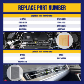 NuFlySic cabin filter carbon layer detail capturing odors and improving cabin air