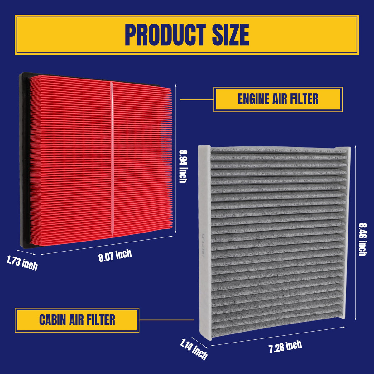 NuFlySic cabin filter close-up with carbon cloth layer improving cabin air quality