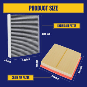 NuFlySic engine air filter close-up showing pleated media to protect engine components