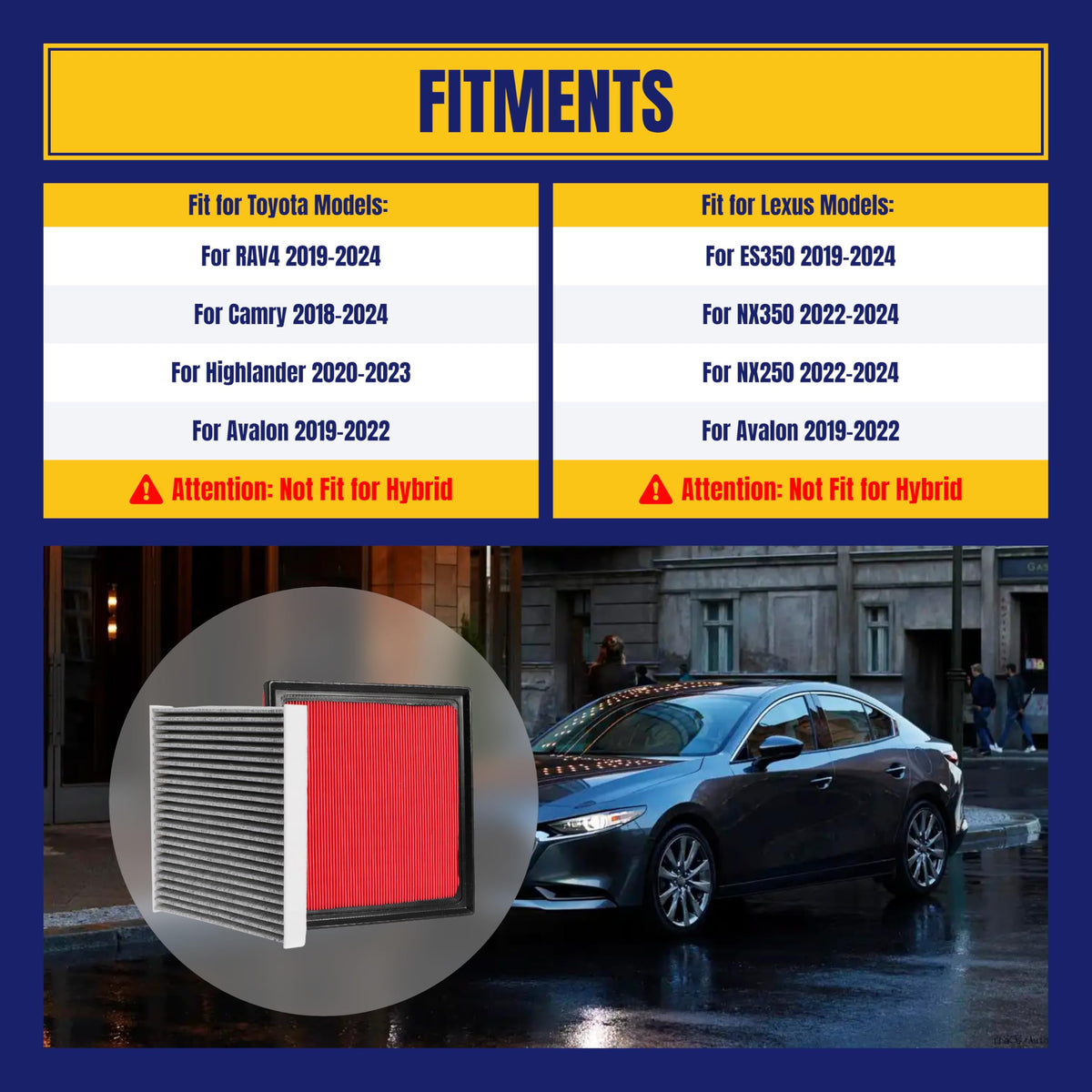 NuFlySic installed cabin filter in vehicle dash improving HVAC airflow and freshness