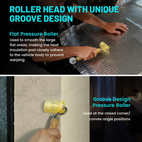 NuIth groove roller detail demonstrating contour fit for curved surfaces