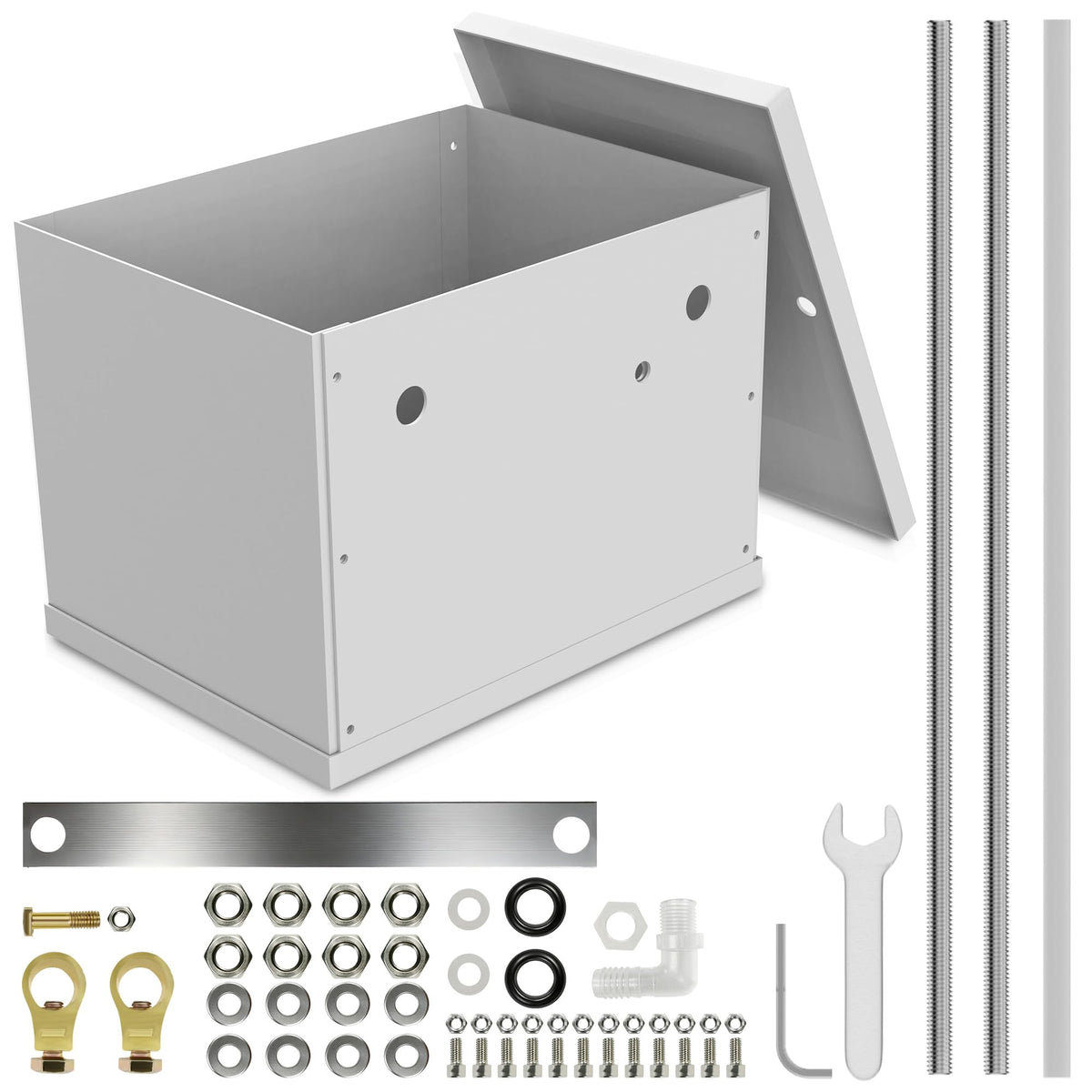 NUMAKY front view showing durable box protecting battery and saving weight
