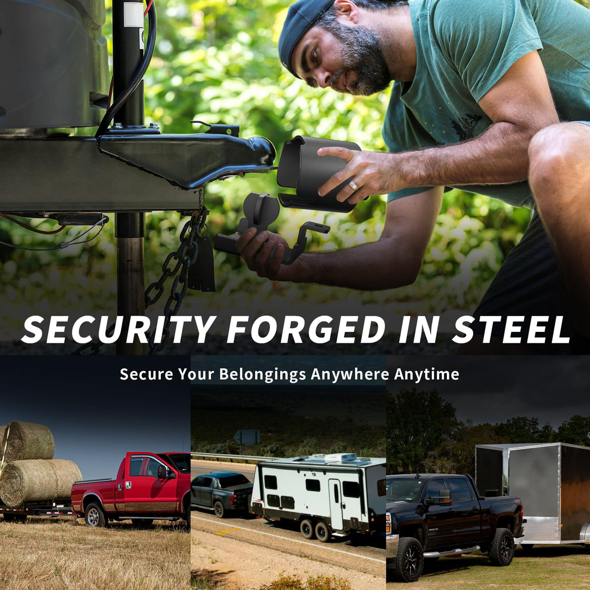 NUOVEPE on trailer at marina demonstrating trustworthy outdoor security