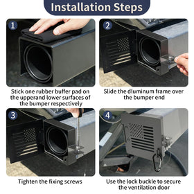 NUOVEPE rubber buffer pads and hardware kit ensuring snug, adaptable fit