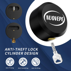 NUOVEPE side view revealing integrated chain anchor for locking safety chains and coupler