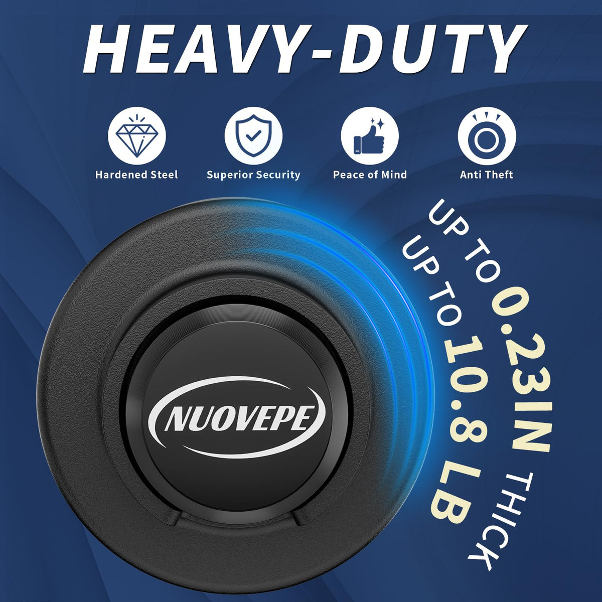 NUOVEPE textured powder-coated housing close-up for corrosion resistance and durability
