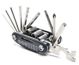 Nuoxinus in use on bicycle tightens bolt quickly for roadside repair convenience