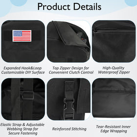 NVAAV with flag patch removed showing customizable hook-and-loop area