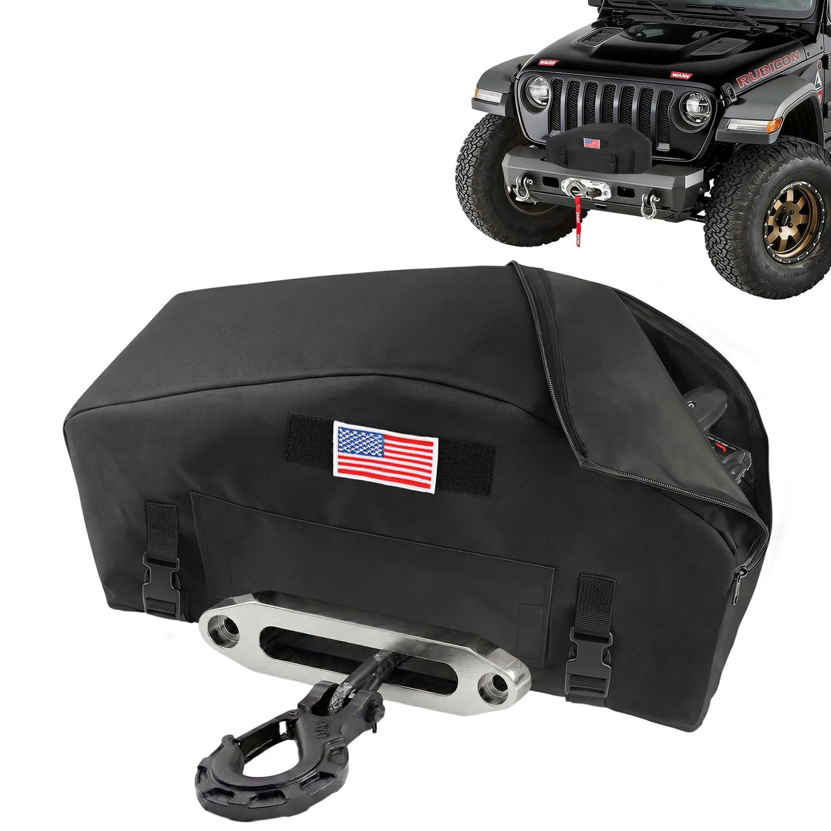 NVAAV cover front view with flag patch showing durable protection
