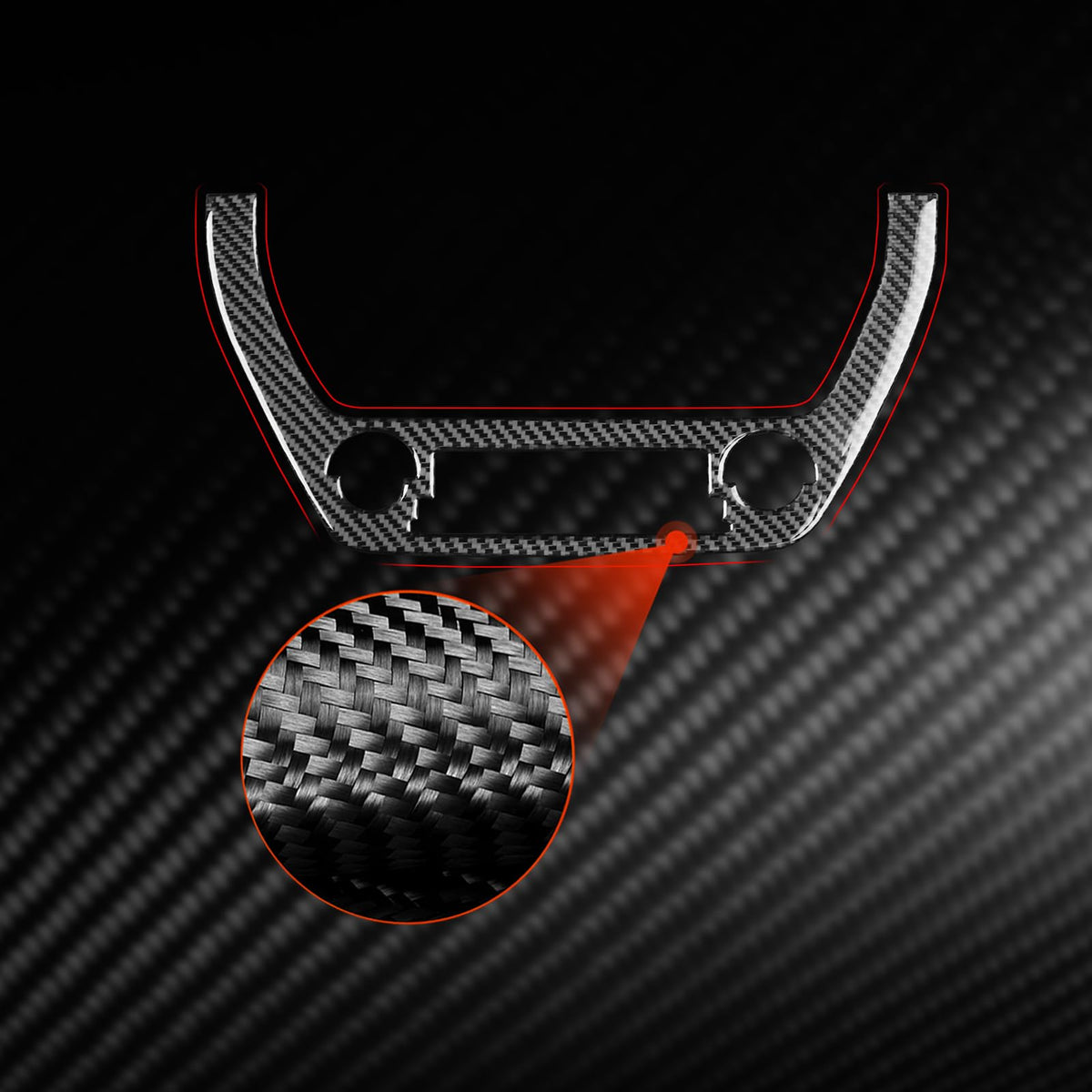 NVCNX trim next to ruler showing scale and exact pre-cut sizing