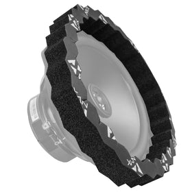 NVX UNIFRING installed in door panel reducing vibrations and rattle