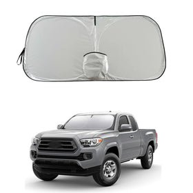 Nwgl sun shade front view showing full windshield fit and custom shape