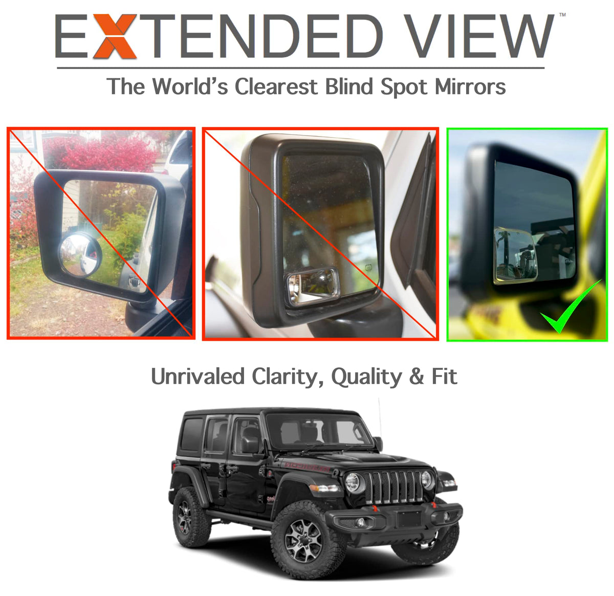 NXTGEN AUTOMOTIVE installed on Wrangler in off-road setting for safer trail maneuvering