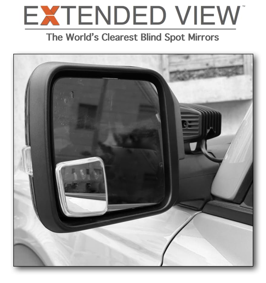 NXTGEN installed left mirror on Bronco increasing side visibility benefit