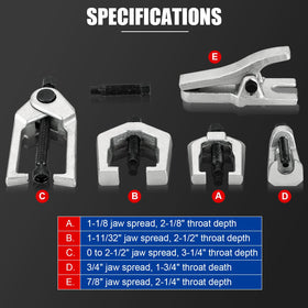 NYXOVA conical pitman arm puller detail showing tapered nose for secure grip