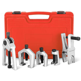 NYXOVA kit front view showing all five pullers and carry case for organized storage