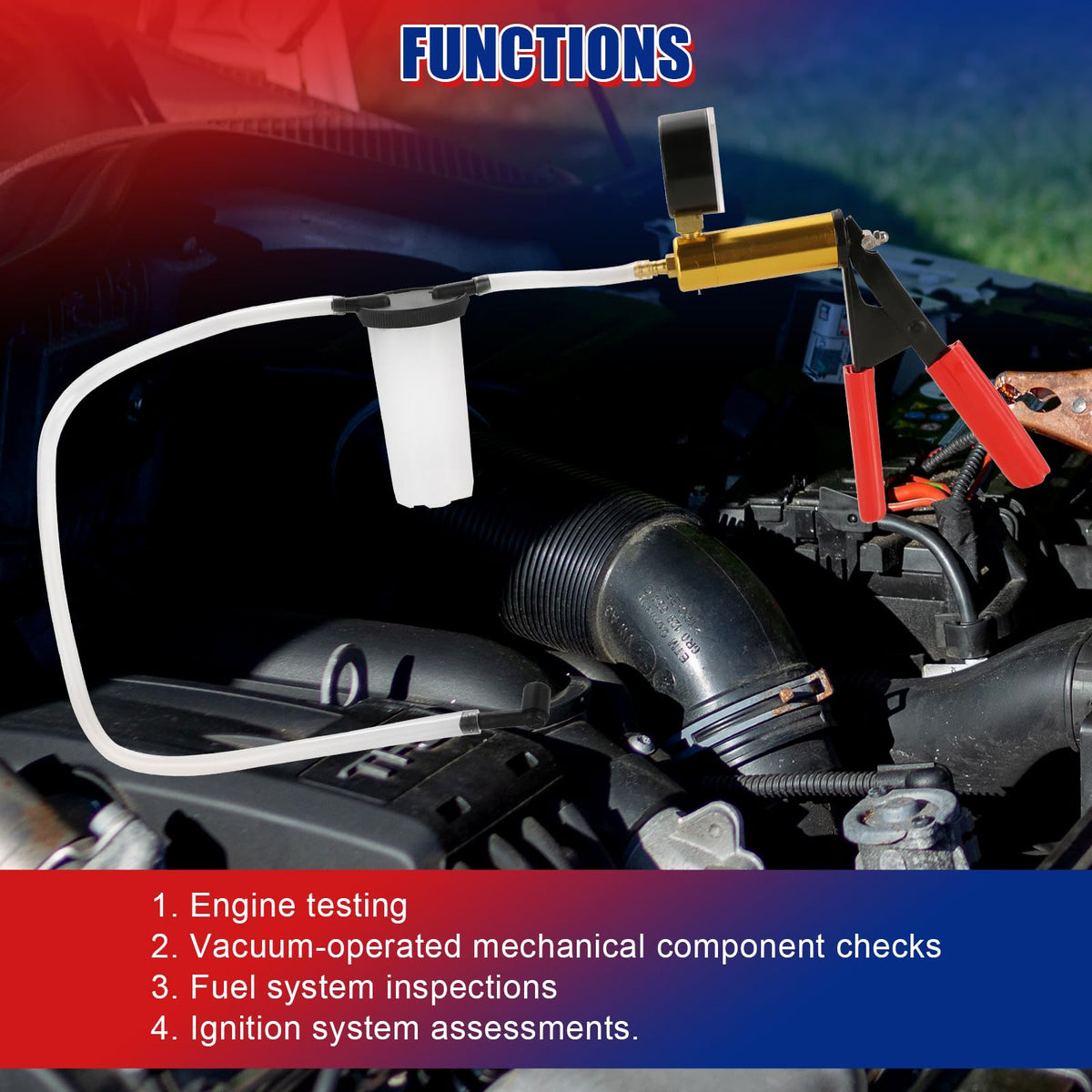 NYXOVA in-use on a motorcycle caliper demonstrating solo bleeding
