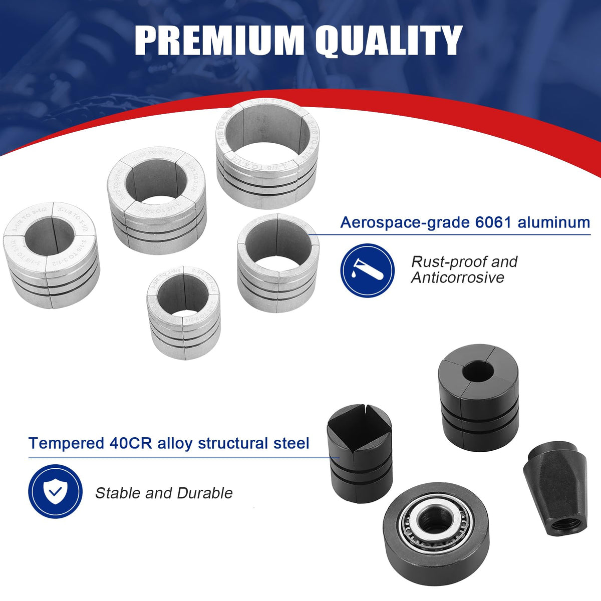 NYXOVA tool in use on car tailpipe enabling quick fitting