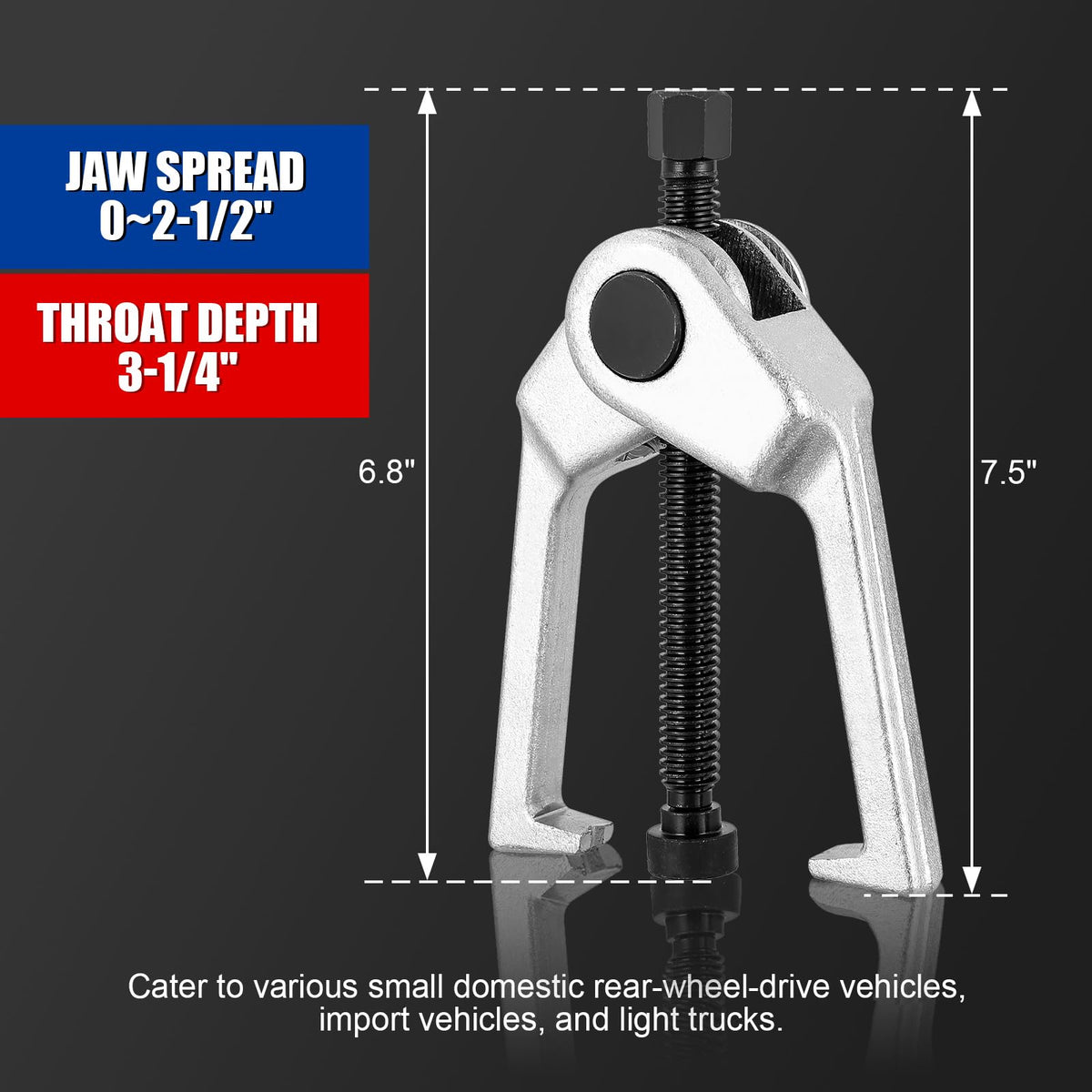 NYXOVA large C-shape puller close-up highlighting durable jaws and fit accuracy