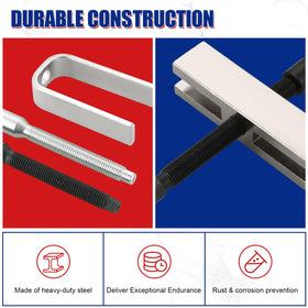 NYXOVA lock plate depressor detail demonstrating safe removal of retaining clips