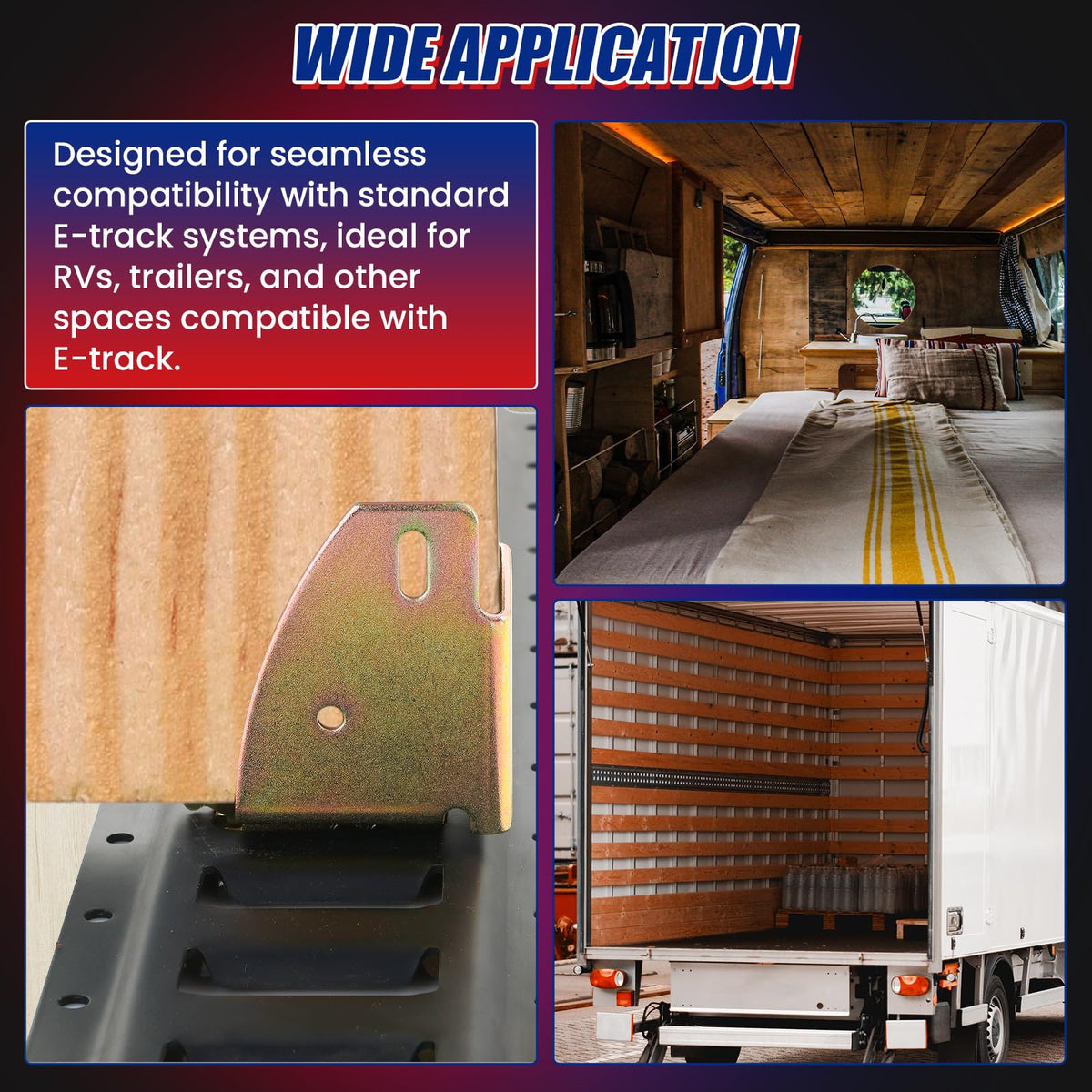 NYXOVA installed in trailer shelving showing organized cargo and flexible layout benefit