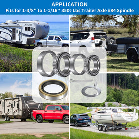 Oacdiel kit fitted on a boat trailer ready to tow for dependable, quiet towing performance
