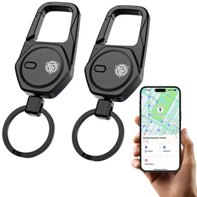 Oaridey front-facing packaging showing tracker and carabiner for quick identification