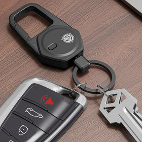 Oaridey packaged two-piece set showing both keychains for shared or backup use