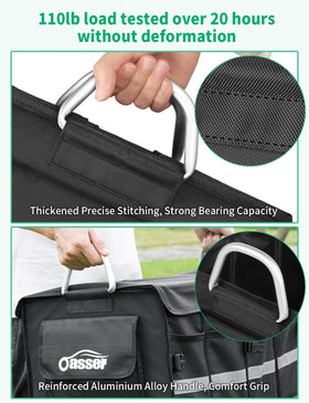 Oasser non‑slip bottom strips preventing sliding during driving for safety