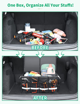 Oasser open interior with removable dividers and organized storage benefit