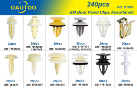 OAUTOO close-up of various clip sizes and heads for accurate part matching benefit clarity