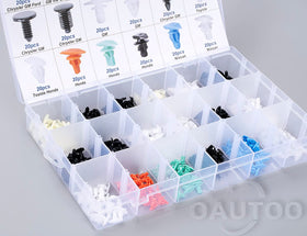 OAUTOO clips installed on door weatherstrip demonstrating proper seal and retention benefit