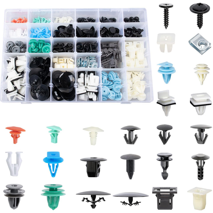 OAUTOO front packaging showing 260 piece assortment and organized bins for quick selection