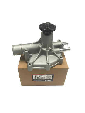 OAW water pump installed in engine bay demonstrating direct-fit benefit