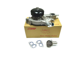 OAW water pump front face showing mounting points and flange for easy OE fit