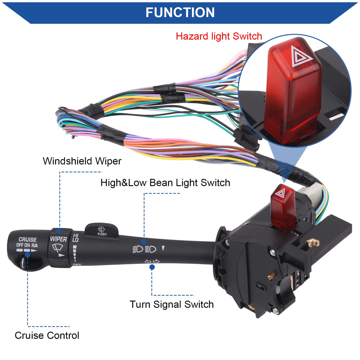 Obaee connector plug detail showing factory-style terminals for plug-and-play installation