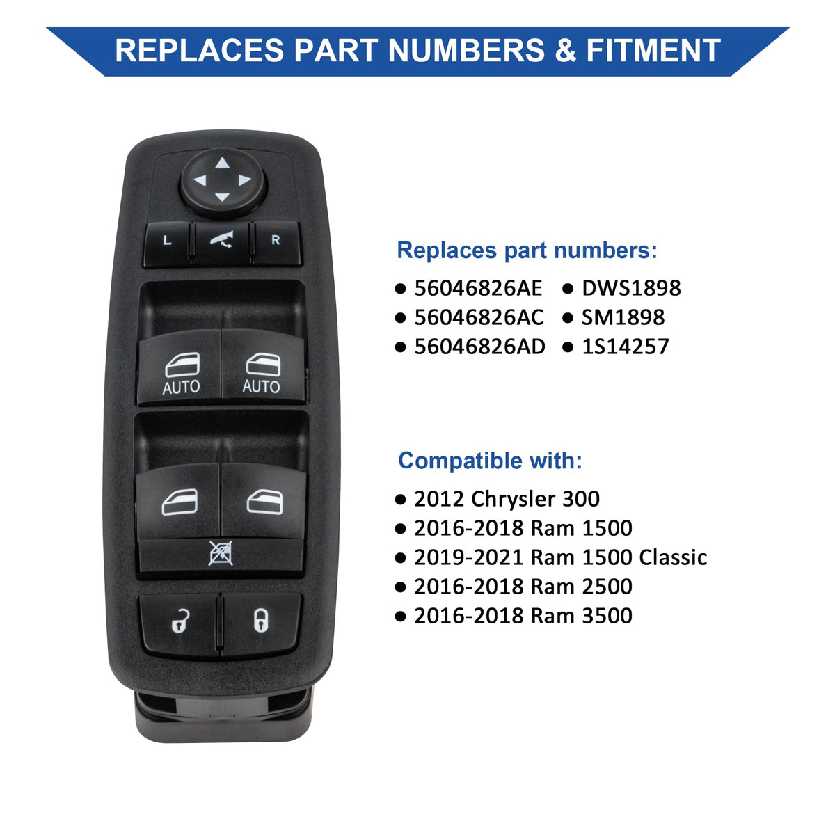 Obaee driver master installed in Ram door panel demonstrating seamless fit and restored control