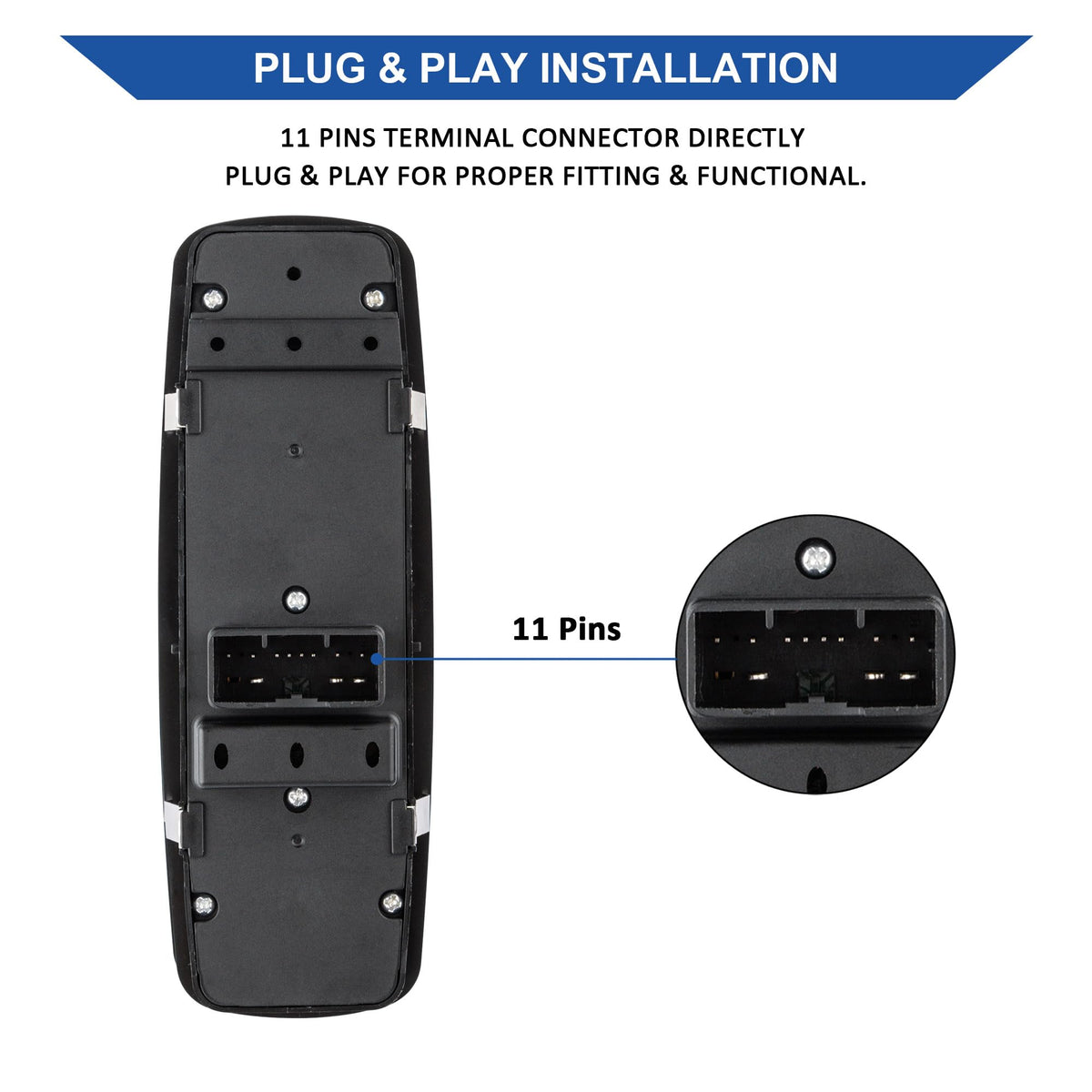Obaee driver master close-up of buttons showing tactile detail and reliable operation