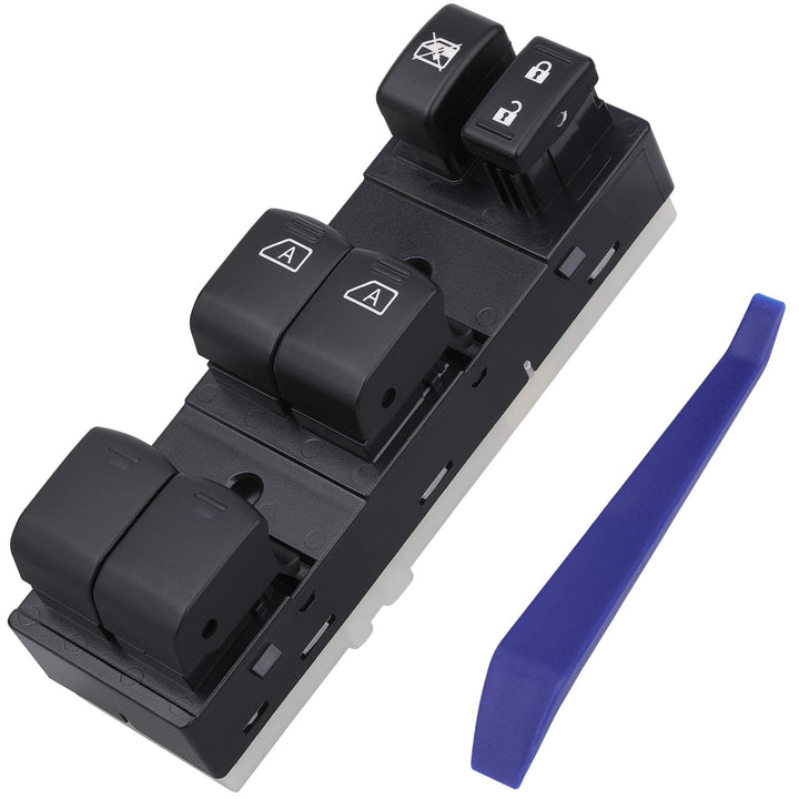 Obaee front view of driver master switch showing OEM-style buttons and clean fit