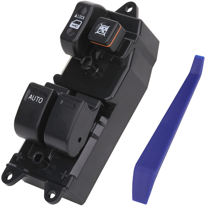 Obaee driver switch front view showing buttons and clean OEM fit benefit