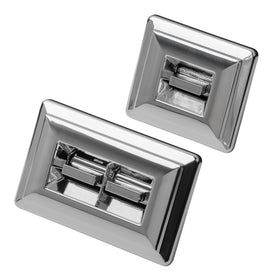 Obaee front bezel switches showing clean fit and restored controls benefit visibility